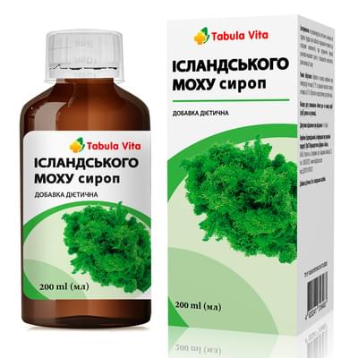 Ісландського моху сироп Tabula Vita по 200 мл (флакон)