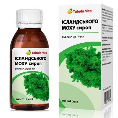 Сироп исландского мха Tabula Vita по 100 мл (флакон)