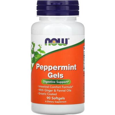 Now Мята перечная Peppermint Gels капсулы №90