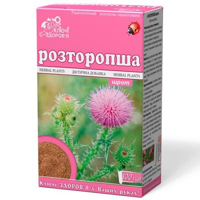 Фитокомплекс Ключи здоровья Расторопши шрот 100 г