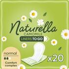 Прокладки щоденні Naturella Normal Camomile To Go з ароматом ромашки в індивідуальних упаковках 20 шт.
