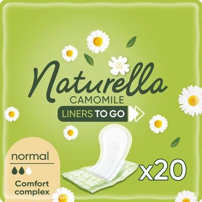 Прокладки ежедневные Naturella Normal Camomile To Go с ароматом ромашки в индивидуальных упаковках 20 шт.