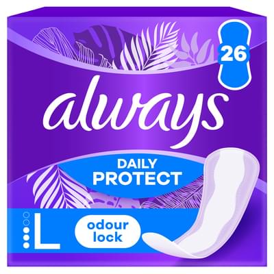 Прокладки ежедневные Always Daily Protect Long Нейтрализация запаха ароматизированные 26 шт.