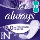 Прокладки ежедневные Always Daily Fresh Normal 0% отдушек и красителей 30 шт.