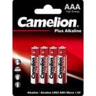 Батарейки Camelion LR03-BP4 Plus Alkaline AAA алкалиновые 4 шт.