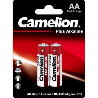 Батарейки Camelion LR06-ВP2 Plus Alkaline AA алкалиновые 2 шт.