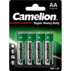 Батарейки R6Р-ВР4G Green Camelion AA солевые 4 шт.