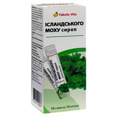 Ісландський Мох Віола сироп по 15 мл №10 (стіки)