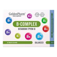 В-комплекс Golden Pharm таблетки №30 (флакон)