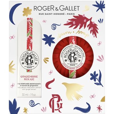 Набор Roger & Gallet Красный имбирь вода ароматизированная 30 мл + мыло 100 г