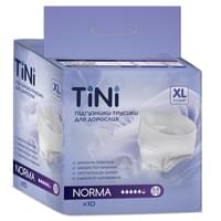 Підгузки-труси для дорослих Tini Norma розмір XL 10 шт.