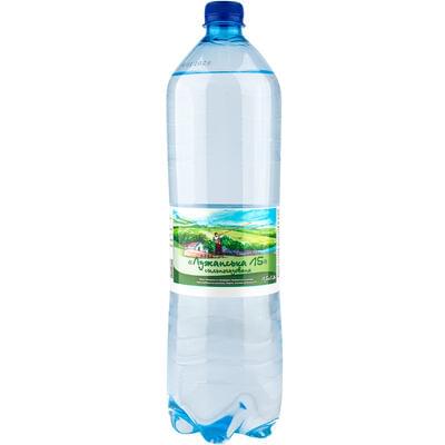 Вода мінеральна Лужанська 15 лікувально-столова гідрокарбонатна натрієва борна штучно насичена СО2 1,5 л