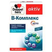 Купить Доппельгерц Актив В-Комплекс Депо таблетки №45 (3 блистера х 15 таблеток) Доппельгерц Актив В-Комплекс Депо таблетки №45 (3 блистера х 15 таблеток)