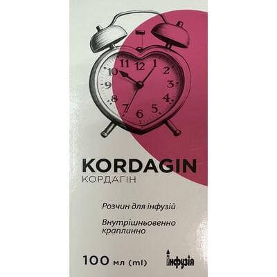 Кордагин раствор д/инф. 42 мг/мл по 100 мл (бутылка)