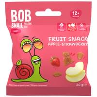 Снек фруктовий Bob Snail Равлик Боб Яблуко-Полуниця з 12 місяців 20 г