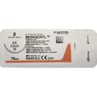 Шовный материал рассасывающийся Monocryl W3758 USP 0 (3,5), одна игла CT, тип колющая Taper Point 40 мм, 1/2, длина 70 см