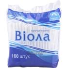 Ватные палочки Виола гигиенические пакет 160 шт.