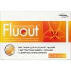 Флюаут пастилки д/розсм. з екстрактами імбиру та куркуми та ефірною олією лимона №24 (2 блістери х 12 пастилок)