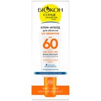 Купить Крем-флюид для лица Биокон UV-Sensitive SPF 60 для фоточувствительной кожи 25 мл Крем-флюид для лица Биокон UV-Sensitive SPF 60 для фоточувствительной кожи 25 мл