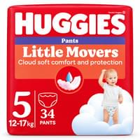 Подгузники-трусики Huggies Ultra Comfort унисекс размер 5, 12 - 17 кг, 34 шт