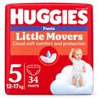 Подгузники-трусики Huggies Ultra Comfort унисекс размер 5, 12 - 17 кг, 34 шт