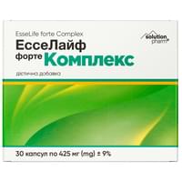 ЭссеЛайф форте Комплекс Solution Pharm капсулы №30 (3 блістери х 10 капсул)