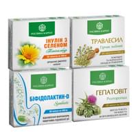 Набор Растение Карпат Комплексная программа для возобновления работы ЖКТ (пищеварение, печень и поджелудочная железа)