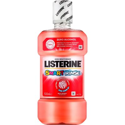 Ополаскиватель для полости рта Listerine Smart Rinse детский 500 мл
