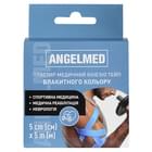 Пластырь медицинский Angelmed Кинезио тейп голубой 5 м х 5 см 1 шт.