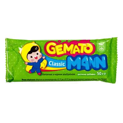 Батончик Гематоменн Класік Baum Pharm з чорним альбуміном 50 г