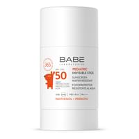 Стік для обличчя та тіла Babe Laboratorios Pediatric дитячий сонцезахисний невидимий з пантенолом SPF50+ 30 г