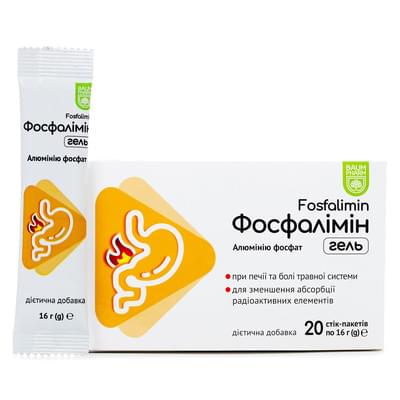 Фосфалімін Baum Pharm гель орал. по 16 г №20 (стік)