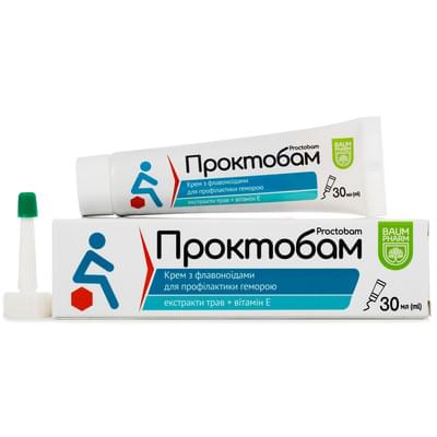 Крем Проктобам Baum Pharm для профилактики геморроя 30 мл (туба)