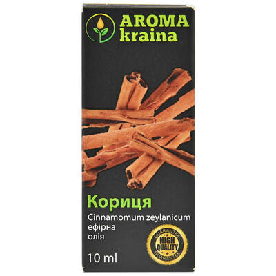 Масло эфирное Aroma Kraina Корица 10 мл