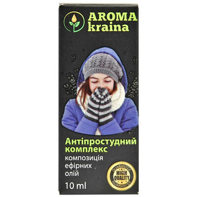 Композиция эфирных масел Aroma Kraina Антипростудный комплекс 10 мл