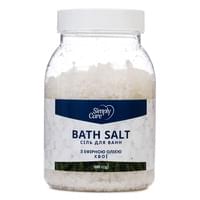 Купити Сіль морська для ванн Simply Care з ефірною олією хвої 500 г Сіль морська для ванн Simply Care з ефірною олією хвої 500 г