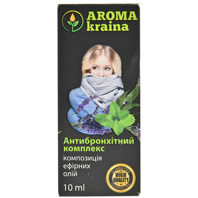 Композиция эфирных масел Aroma Kraina Антибронхитный комплекс 10 мл