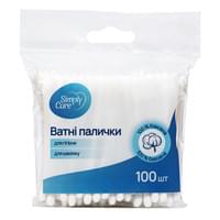 Купити Ватні палички Simply Care 100 шт. Ватні палички Simply Care 100 шт.