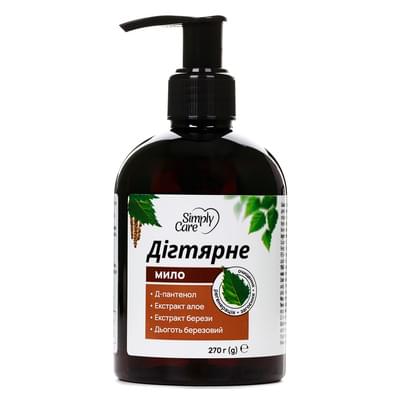 Мыло жидкое Simply Care Дегтярное 270 г