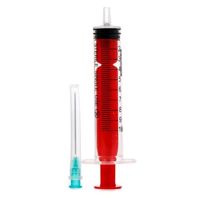 Шприц Моя Аптечка 3-компонентный Luer Slip с иглой 21G 10 мл