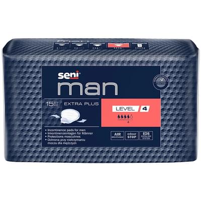 Прокладки урологічні Seni Man Extra Plus Level 4 15 шт.
