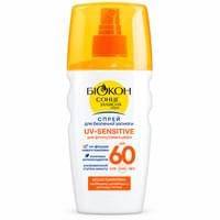 Спрей для безопасного загара Биокон UV-Sensitive SPF 60 для фоточувствительной кожи 160 мл