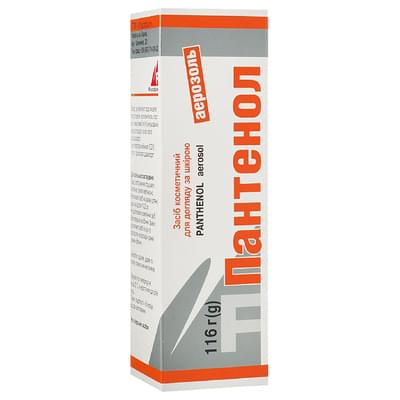 Пантенол средство косметическое для ухода за кожей аэрозоль баллон 116 г