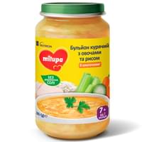 Купить Суп детский Нутриция Milupa Бульон куриный с овощами и рисом с 7-ми месяцев 200 г Суп детский Нутриция Milupa Бульон куриный с овощами и рисом с 7-ми месяцев 200 г