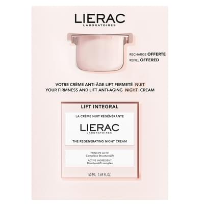 Набір Lierac Ліфт Інтеграль крем для обличчя нічний 50 мл + змінний блок 50 мл