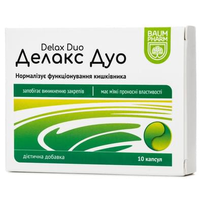Делакс Дуо Baum Pharm капсулы №10 (блистер)