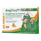 Ангі Септ Дитячі зі смаком апельсина льодяники на основі екстрактів ісландського моху, шавлії, алтею та вітаміну С №6 (блістер)
