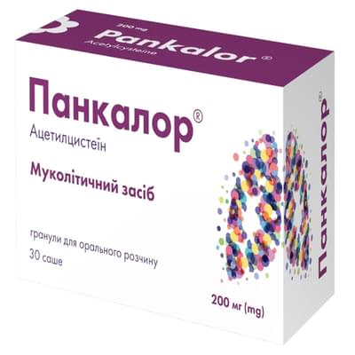 Панкалор гранулы д/орал. раствора по 200 мг гранул по 1 г №30 (саше)