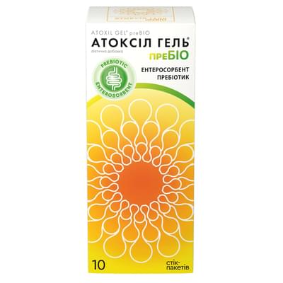Атоксіл ПреБіо гель по 20 г №10 (стік-пакети)