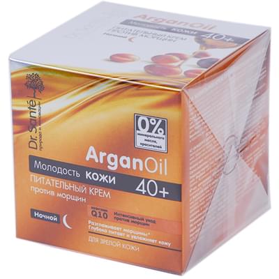 Крем для обличчя 40+ Dr.Sante ArganOil поживний проти зморшок нічний 50 мл